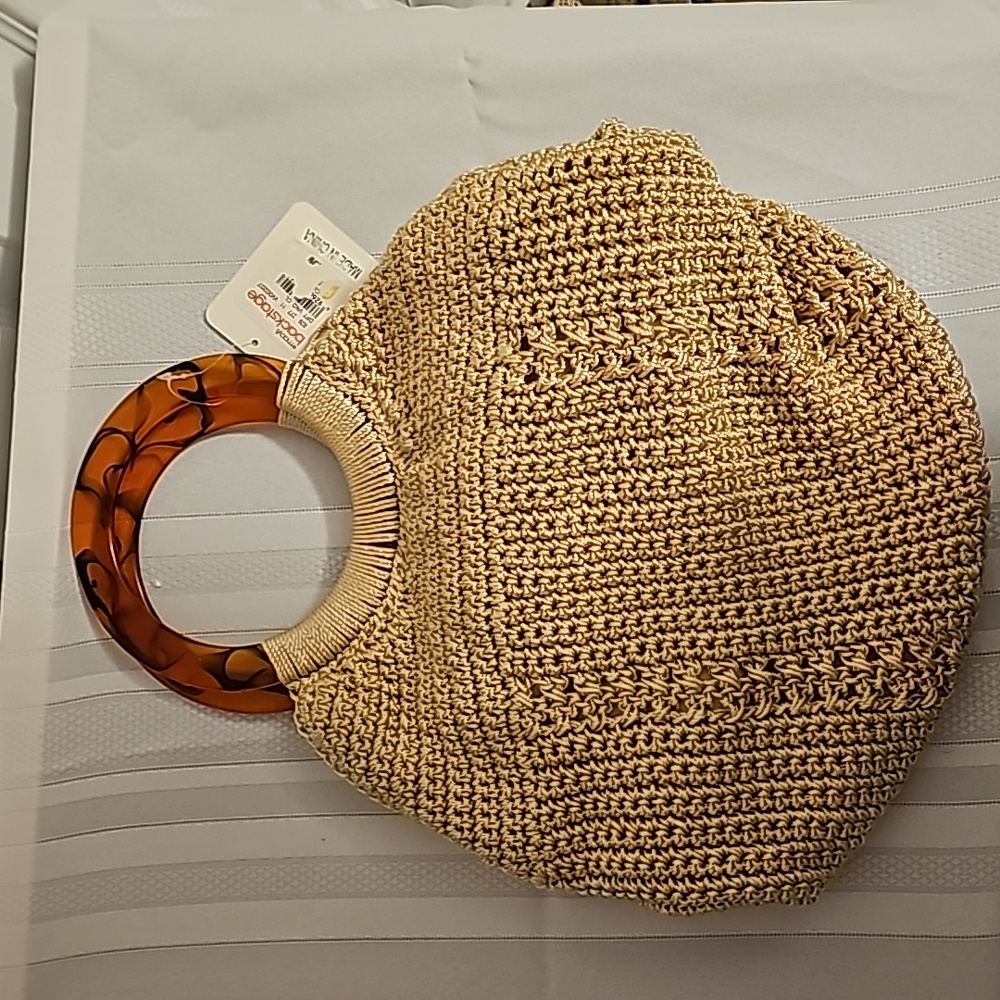 Studio Collection Knit Tote Handle Bag New!!!